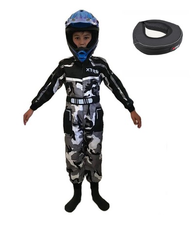 Kids motocross kart suit camo - kids,